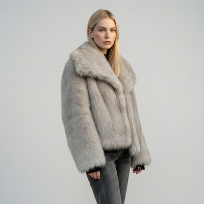VICTORIA™ | Faux Fur Luxury Coat