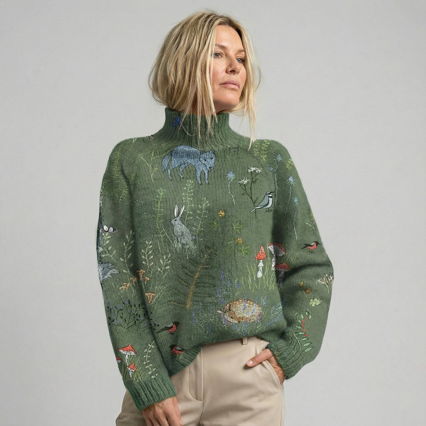 ASHLEY™ | Warm and Elegant Turtleneck Sweater