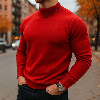 PREMIUM MERINO™ – HALF TURTLENECK SWEATER