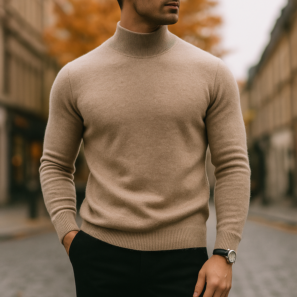 PREMIUM MERINO™ – HALF TURTLENECK SWEATER