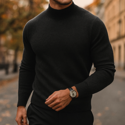 PREMIUM MERINO™ – HALF TURTLENECK SWEATER