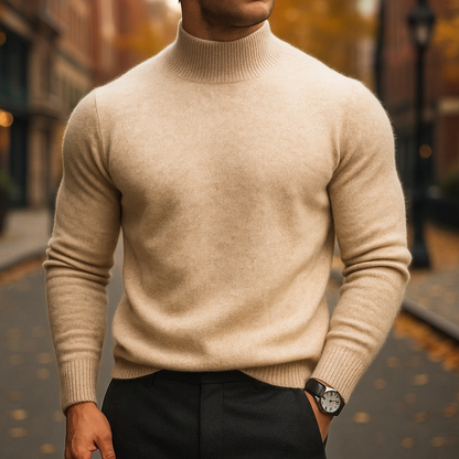 PREMIUM MERINO™ – HALF TURTLENECK SWEATER