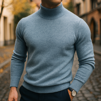 PREMIUM MERINO™ – HALF TURTLENECK SWEATER
