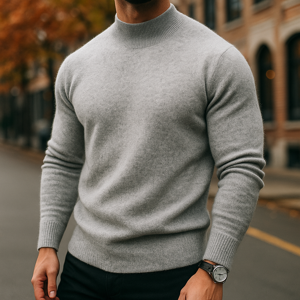 PREMIUM MERINO™ – HALF TURTLENECK SWEATER