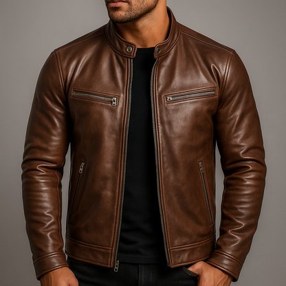 HAWTHORNE VINTAGE LEATHER JACKET