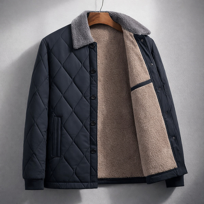 CHARLES QUILTED FLEECE JACKET | STAY WARM AND DRY, WITHOUT SACRIFICING STYLE