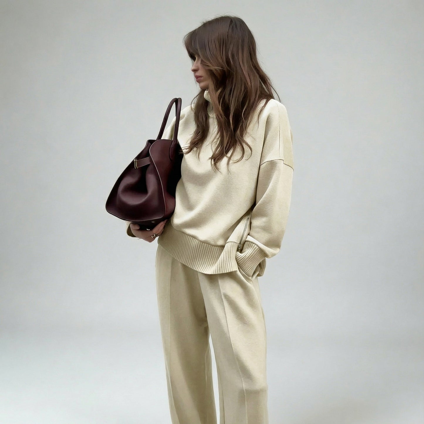 AURE NOIR™ | Oversized Sweatshirt Set