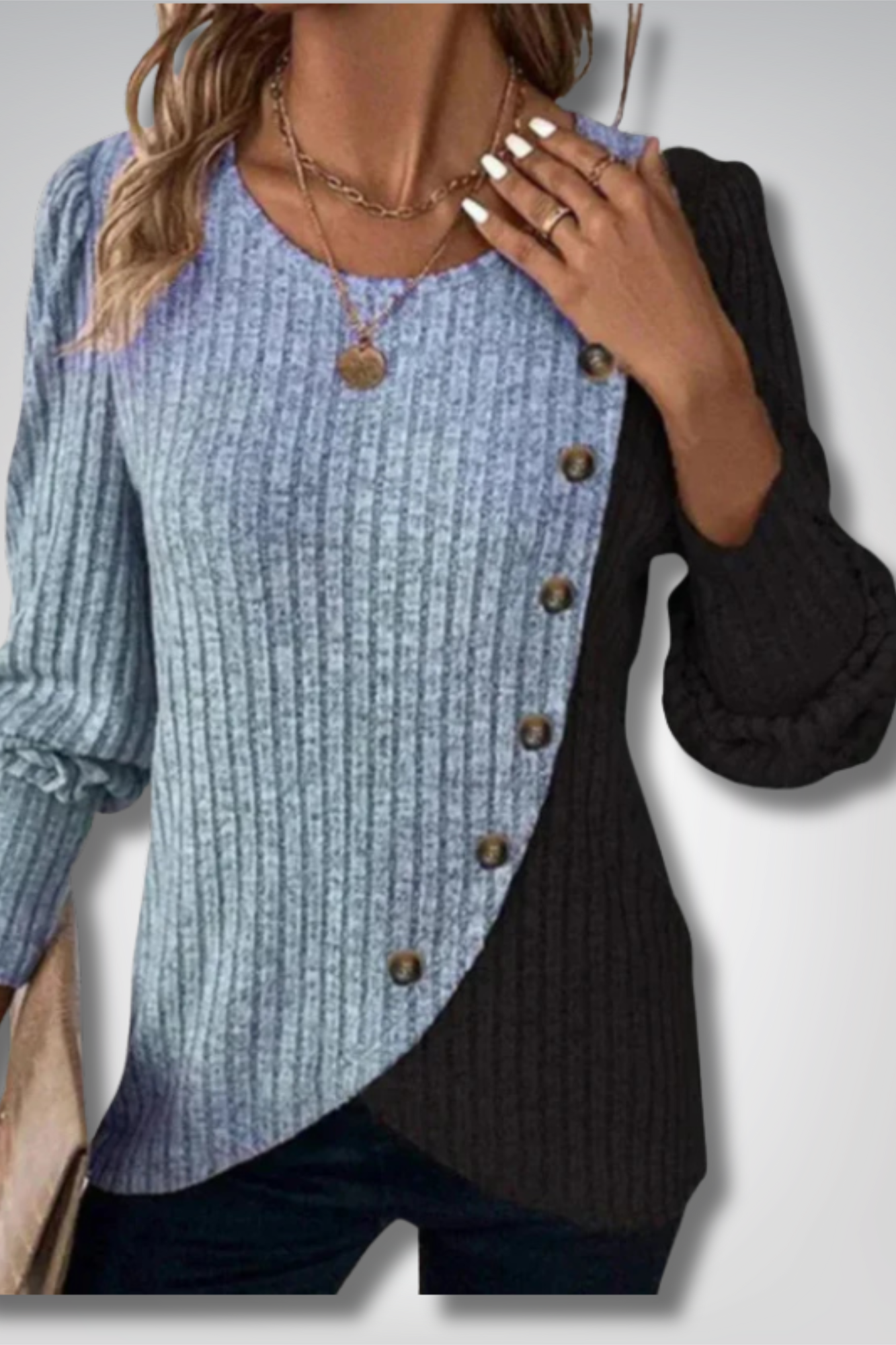 KAIA | ELEGANT BUTTON DOWN KNIT LONGSLEEVER