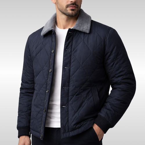 CHARLES QUILTED FLEECE JACKET | STAY WARM AND DRY, WITHOUT SACRIFICING STYLE