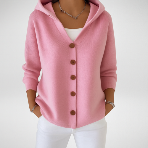 Soft Knit Hooded Cardigan