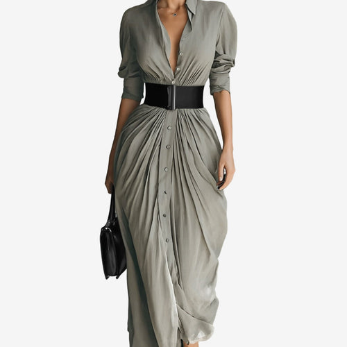 Kalisha™ Long Sleeve Maxi Dress