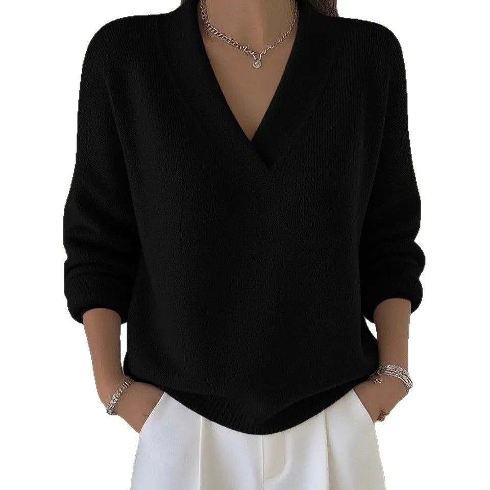 Julia™ | V-Neck Knit Sweater