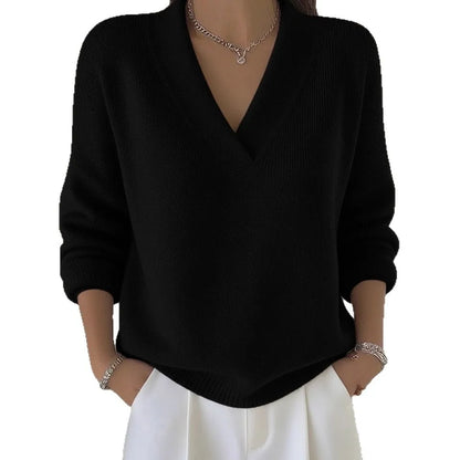 Julia™ | V-Neck Knit Sweater
