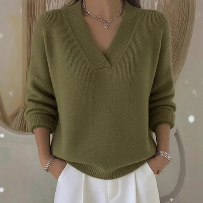 Julia™ | V-Neck Knit Sweater
