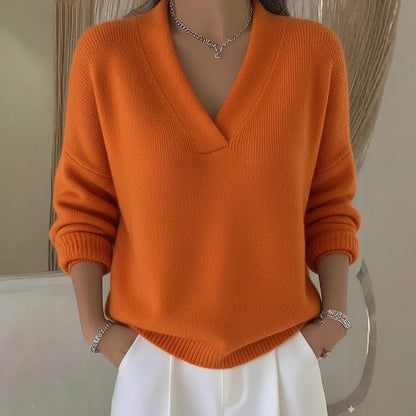 Julia™ | V-Neck Knit Sweater