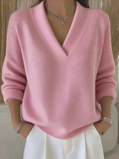 Julia™ | V-Neck Knit Sweater