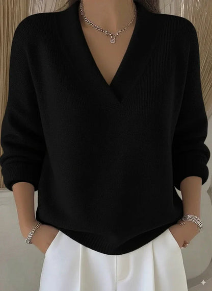 Julia™ | V-Neck Knit Sweater