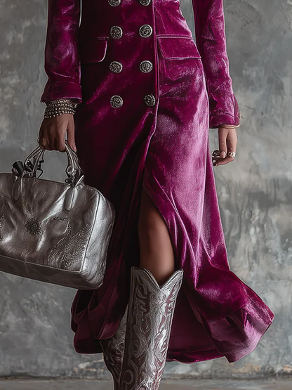 Dariella | Velvet Blazer Dress