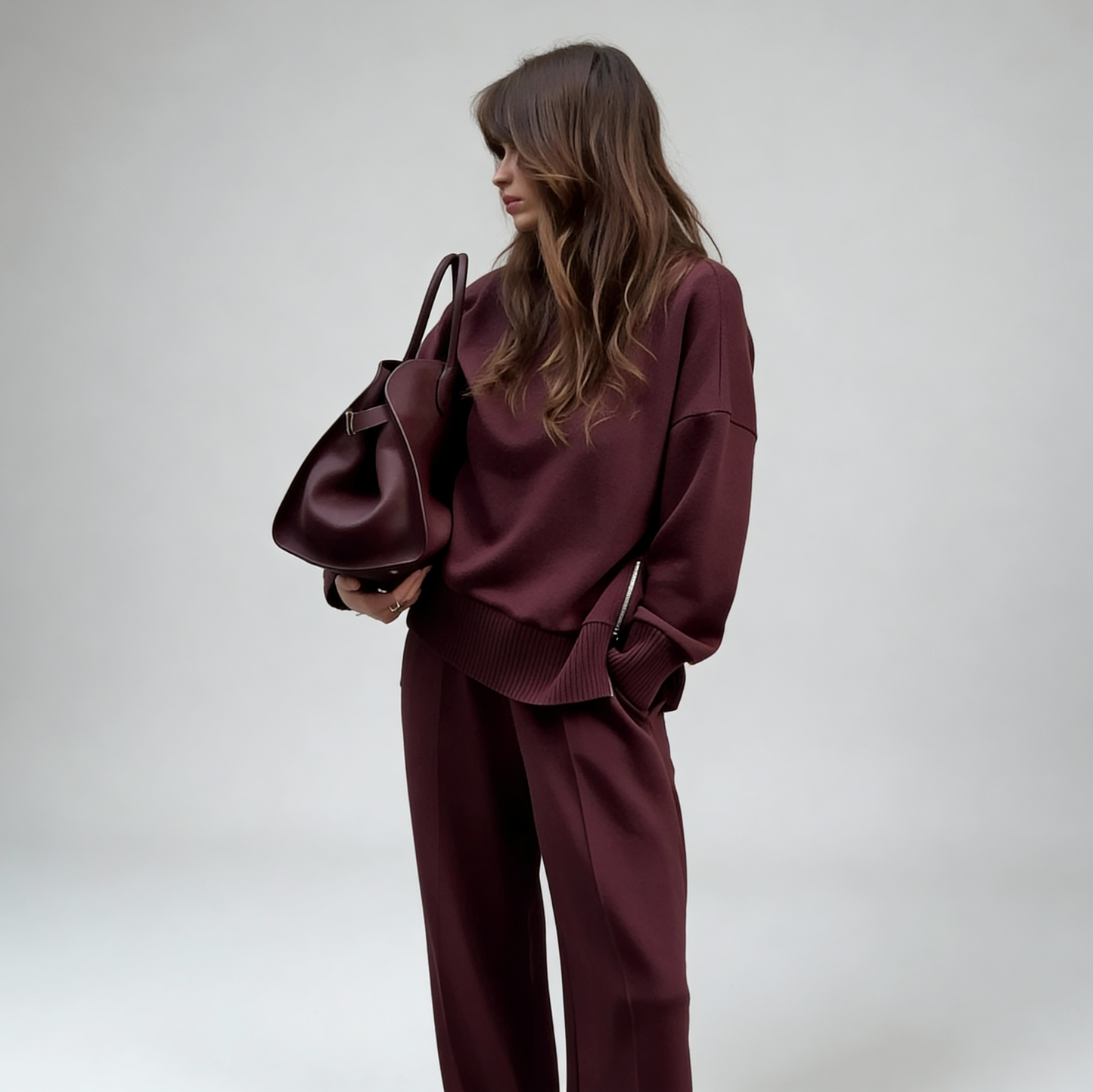 AURE NOIR™ | Oversized Sweatshirt Set