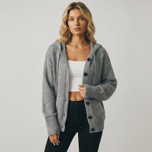 CHIVANA™ | Hooded Knit Sweater