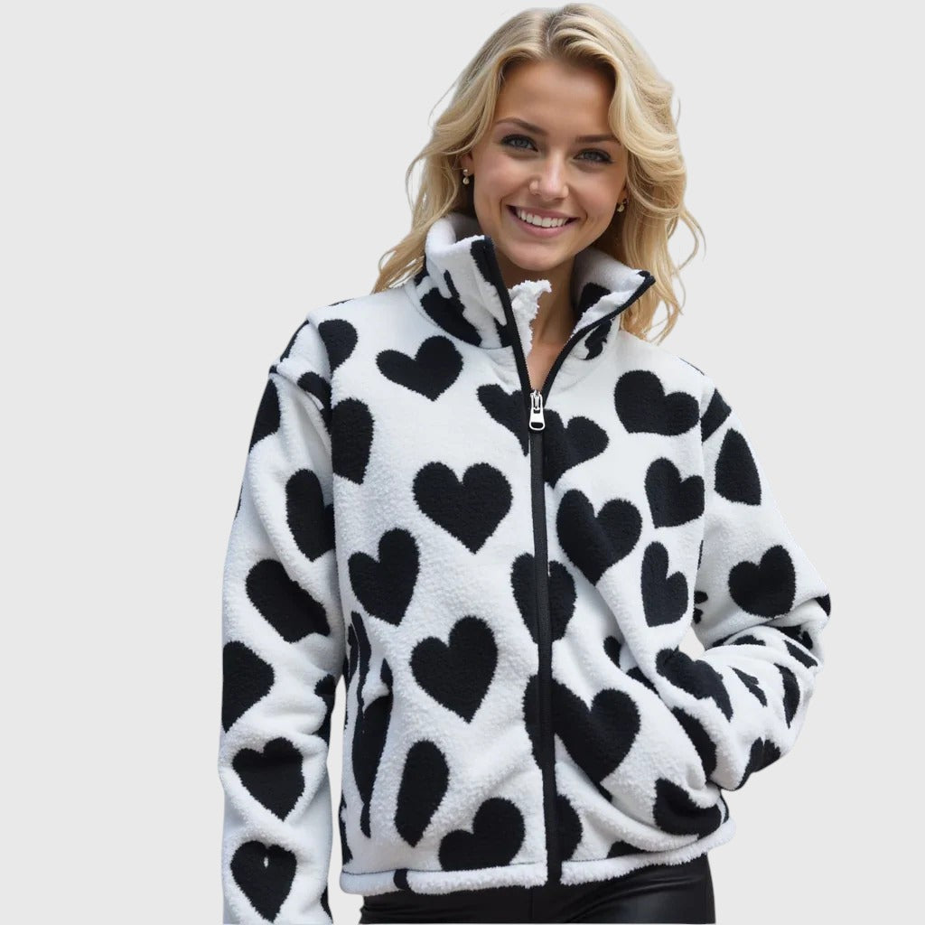 Camila | Reversible Heart Jacket
