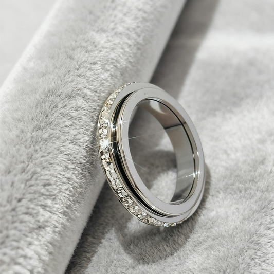 Eterna Spin™ Titanium Zirconia Ring